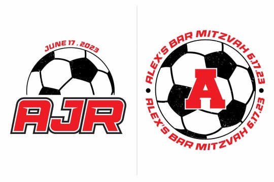 Custom Soccer Logo Design with Initials & Date