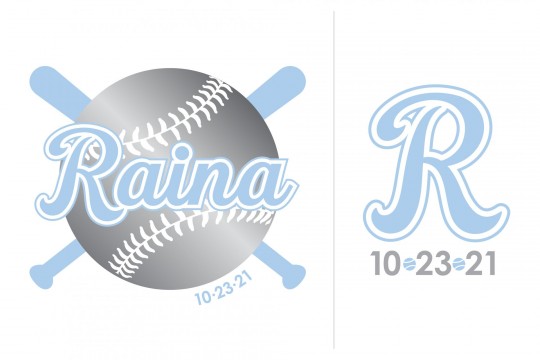 Softball Custom Logo Design