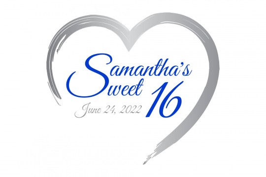 Sweet Sixteen Custom Logo Design