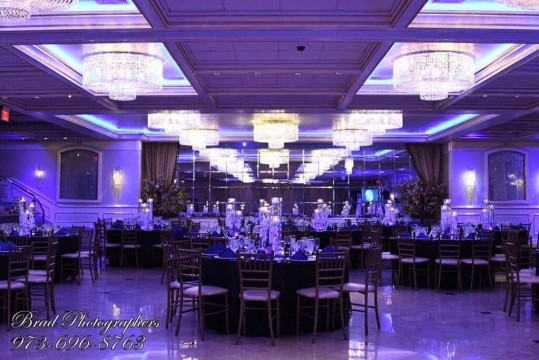 LED Orchid Centerpieces with Floating Candles at the Royal Manor, NJ
