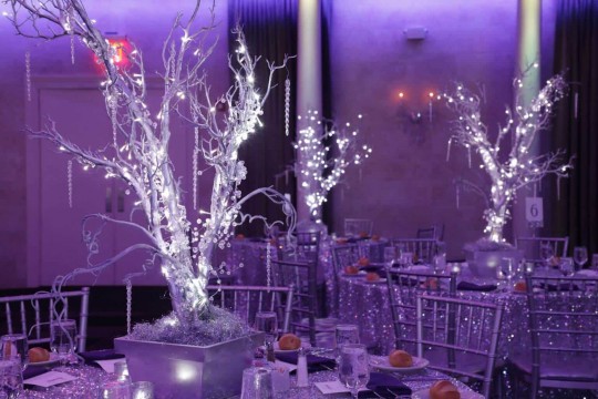 LED Tree Centerpiece with Having Crystals