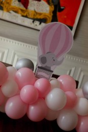 Logo Topper with Balloon Base for Baby Shower