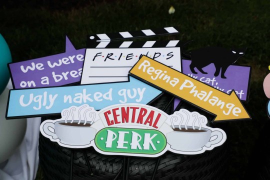 Friends Theme Custom Photo Props for Photo Booth