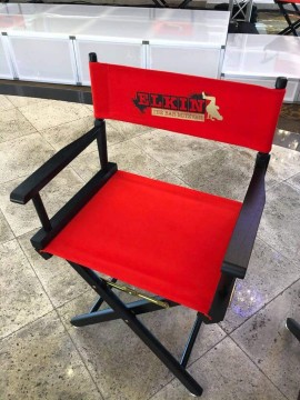 Custom Directors Chair with Logo for Broadway Themed Bar Mitzvah