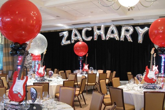 Bar Mitzvah Name in Mylar Balloons