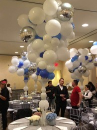 Organic Balloon Centerpiece for NYC Bris