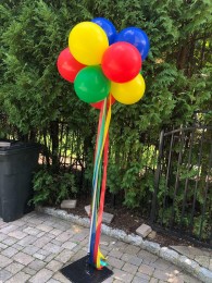 Balloon Topiary Arrangement for Birthday Entrance Decor