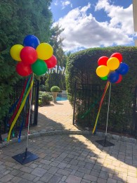 Balloon Topiary Arrangement for Birthday Entrance Decor