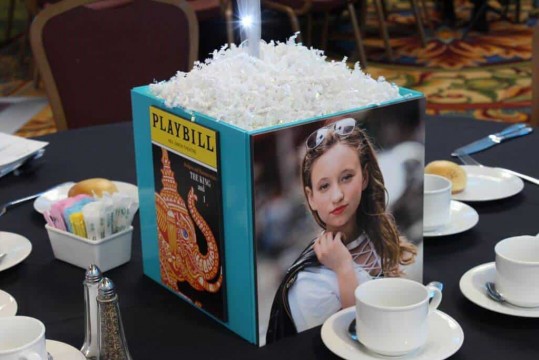 Broadway Themed Photo Cube with Photos & Playbills
