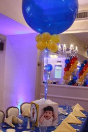 First Birthday Photo Cube with 36" Balloon & Lights