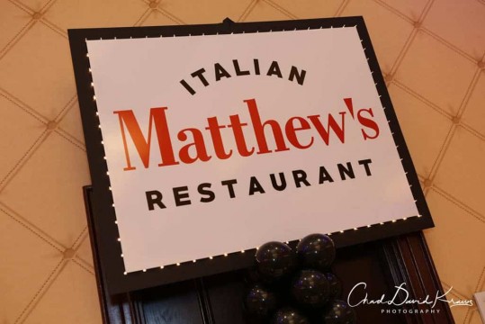 Custom Italian Buffet Sign