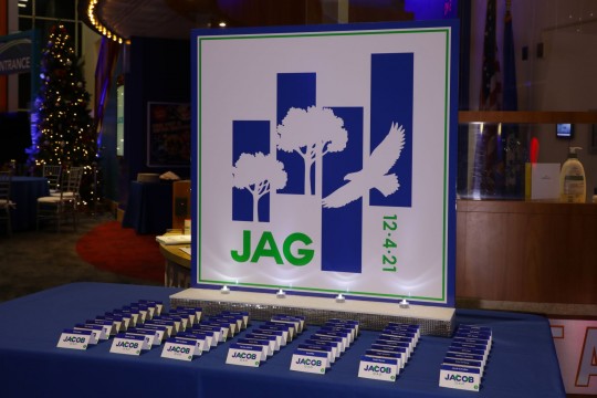 Custom Fold Over Logo Place Card and LED Seating Card Display for Bar Mitzvah