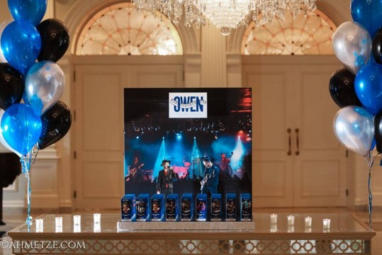 Concert Stage Seating Card Display for Music Themed Bar Mitzvah