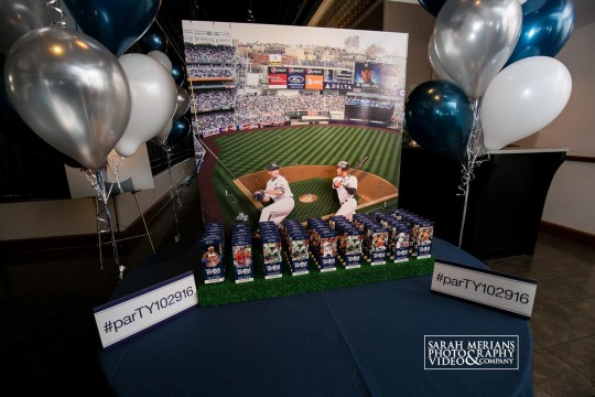 Yankees Stadium Seating Card Display with Multi-Sports Ticket Place Cards