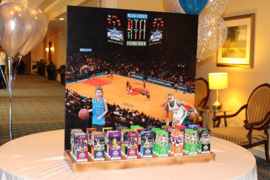 Basketball Stadium Display with Multi Sports Ticket Place Cards