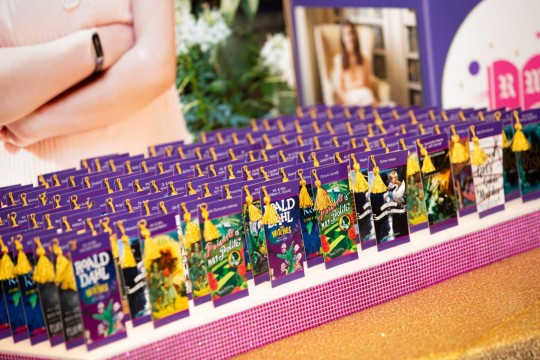 Bookmark Place Cards with Tassels for Reading Themed Bat Mitzvah