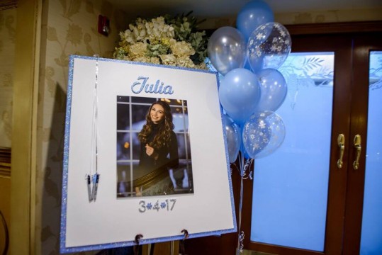 Blowup Photo Sign in Board with Name & Date for Sweet Sixteen
