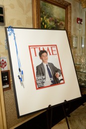 Custom Time Magazine Cover Sign in Board for Presidents Themed Bar Mitzvah