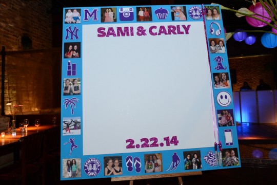 Bnai Mitzvah Sign in Board with Photos & Clipart