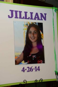 Bat Mitzvah Sign in Board with Blowup Photo & Sparkly Name & Date