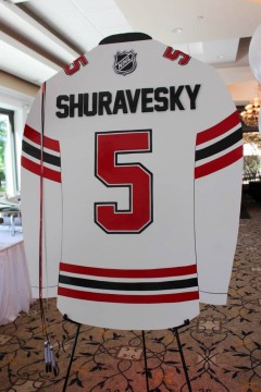 Devils Jersey Sign in Board for Hockey Themed Bar Mitzvah