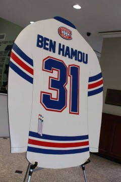 Custom Canadiens Hockey Jersey Sign in Board