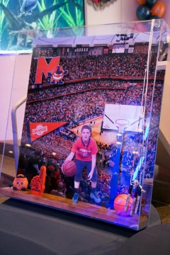 Syracuse Themed Shadow Box Sign in Board with Photos & Props