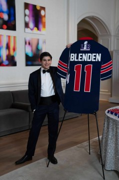 Custom Jersey Sign in Board for Giants Themed Bar Mitzvah