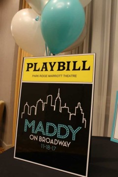 Broadway Themed Playbill Sign in Book with Custom Logo