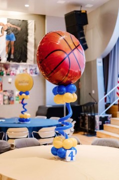 Basketball Balloon Centerpiece