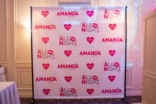 Step & Repeat Backdrop with Custom Logos