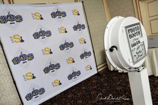 Custom Step & Repeat Backdrop for Game Themed Bar Mitzvah
