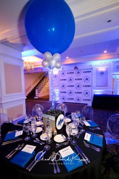 Tennis Themed Step & Repeat for Bar Mitzvah at Scarsdale Golf Club