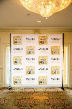 Vintage Themed Step & Repeat for 90th Birthday Party