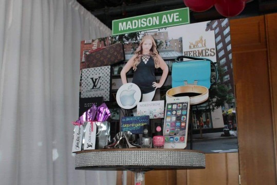 Madison Ave Themed Diorama for NYC Themed Bat Mitzvah