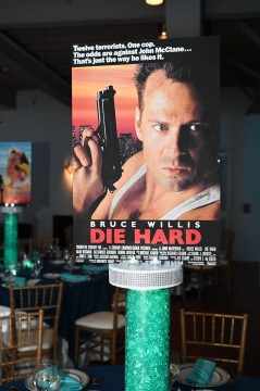 Blowup Movie Poster Centerpiece with LED Lighting