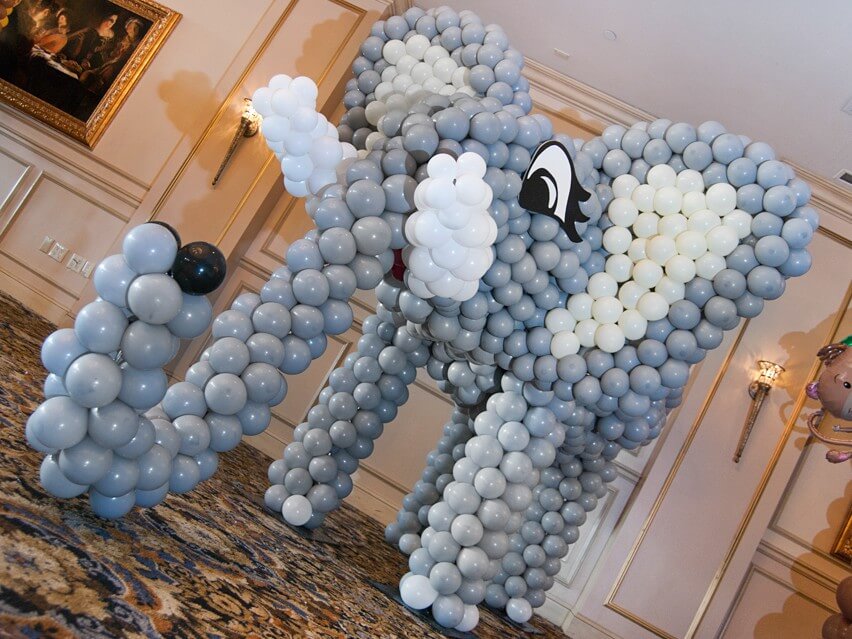 how to make a balloon number sculpture